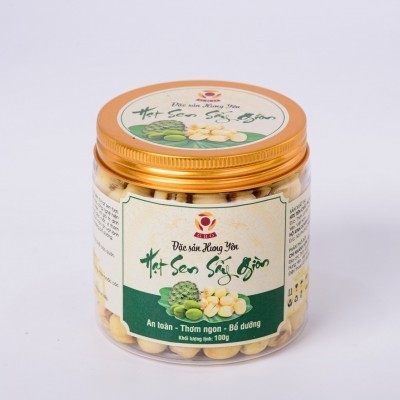 HẠT SEN SẤY GIÒN LONG NHÃN SẤY KHÔ đặt sản Hưng Yên OCOP 100g