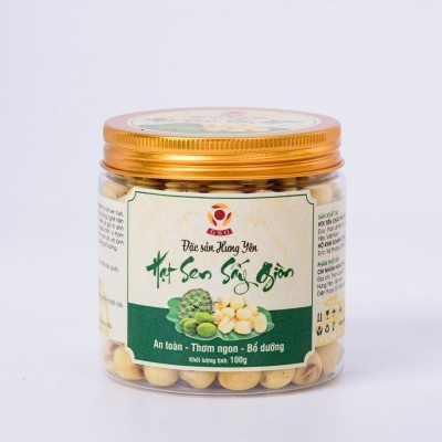 HẠT SEN SẤY GIÒN LONG NHÃN SẤY KHÔ đặt sản Hưng Yên OCOP 100g