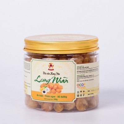 LONG NHÃN SẤY KHÔ đặt sản Hưng Yên OCOP 200g