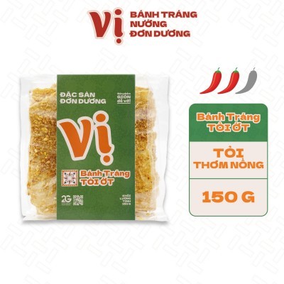 COMBO 4 TÚI BÁNH TRÁNG TỎI ỚT VỊ -TÚI 150G 