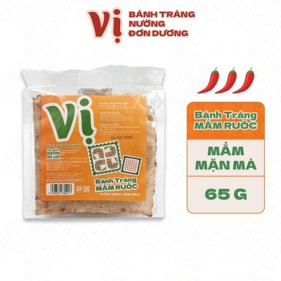 COMBO 6 TÚI BÁNH TRÁNG MẮM RUỐC VỊ -TÚI 65G