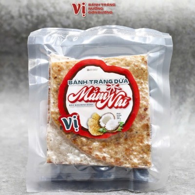 COMBO 8 TÚI BÁNH TRÁNG DỪA MẮM NHĨ - TÚI 35G