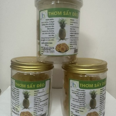 Thơm sấy dẻo muối ớt hủ 200g