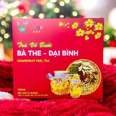 HỘP QUÀ TẾT TRÀ BƯỞI BÀ THE ĐẠI BÌNH 