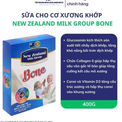 Sữa bột NEW ZEALAND MILK GROUP BONE hộp 400g