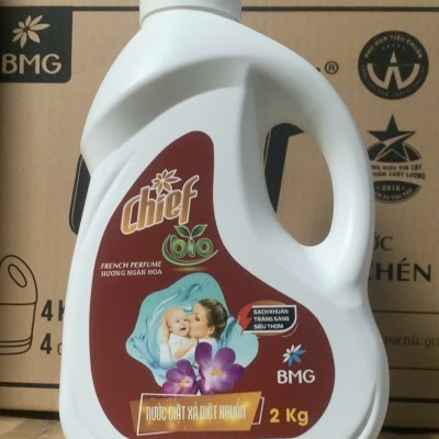 NƯỚC GIẶT XẢ CHIEF BIO 2KG HƯƠNG NGÀN HOA