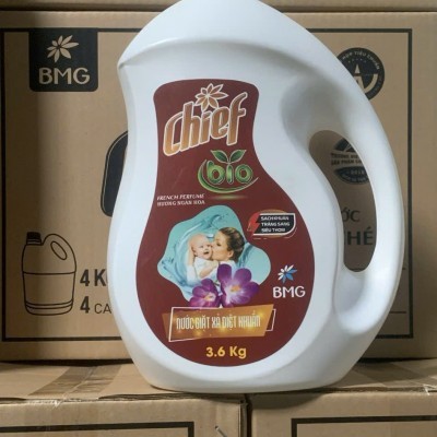 NƯỚC GIẶT XẢ CHIEF BIO 3,6KG HƯƠNG NGÀN HOA