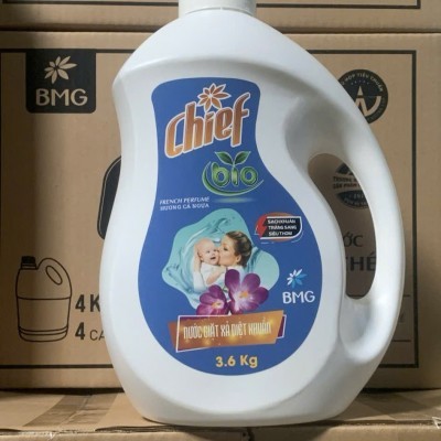 NƯỚC GIẶT XẢ CHIEF BIO 3,6KG HƯƠNG CÁ NGỰA