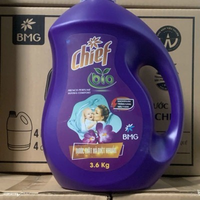 NƯỚC GIẶT XẢ CHIEF BIO 3,6KG HƯƠNG COMFORT