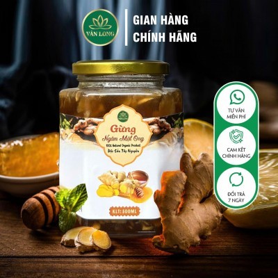 Gừng sẻ ngâm mật ong tây nguyên 500ml