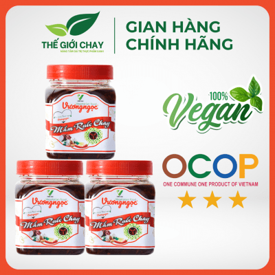 Combo 3 Hủ Mắm Ruốc Chay Vương Ngọc