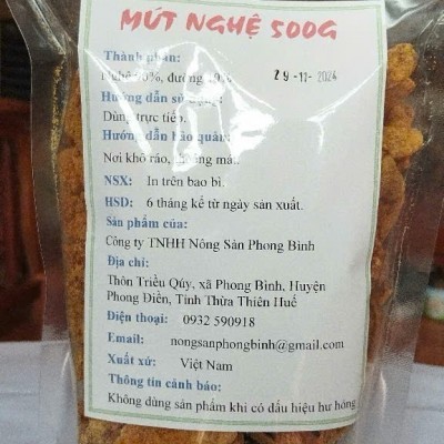 Mứt nghệ Huế 500g 