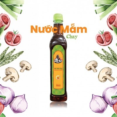 Nước mắm chay cao cấp Ông Chà Và 500ml vị nấm 12 chai/thùng