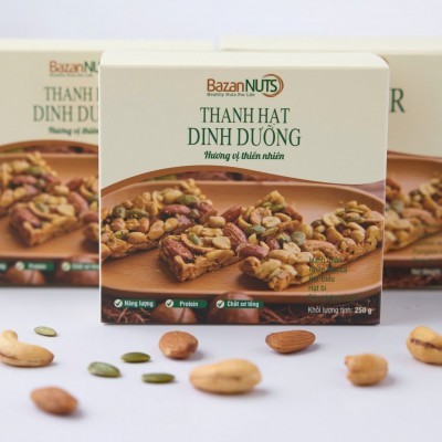 Thanh Hạt Dinh Dưỡng Bazan Nuts - Hộp 250g SH