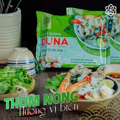 Mì Xứ Quảng Duna hương vị hải sản - 70g (30 gói/thùng)