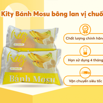 Bánh Kity Mosu vị chuối 30gr SH