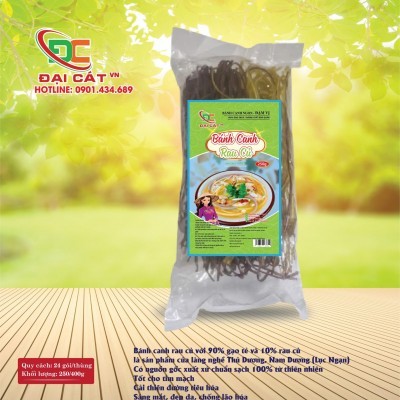 Bánh canh rau củ - 60% bột năng, 40% bột gạo với nước rau củ - ĐẠI CÁT - Bịch 250g