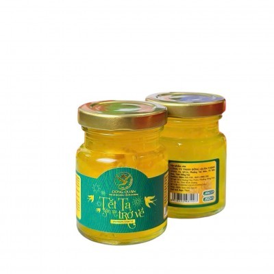 Yến chưng Saffron mix 4 vị Đông Quân Thịnh 70ml - set 10 hũ - Mẫu quà tết 2025