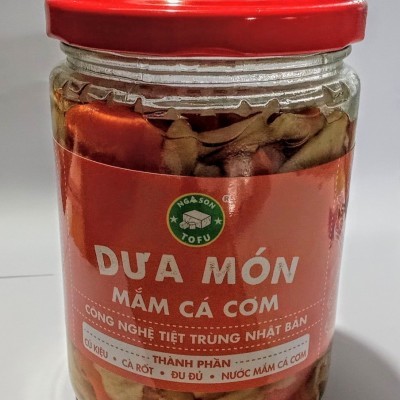 DƯA MÓN NƯỚC MẮM CÁ CƠM CAO CẤP NGA SƠN TOFU - 500g