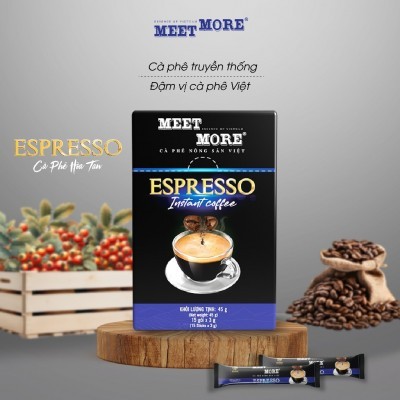 Cà Phê Hòa Tan Espresso OCOP 4 sao- Meet More