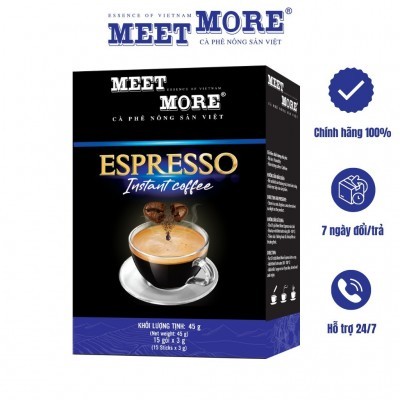  Cà Phê Hòa Tan Espresso OCOP 4 sao- Meet More