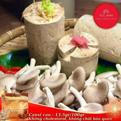 Chả lụa chay Nấm Túc Anh - Túi 500gr