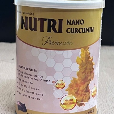 Sữa dinh dưỡng Nutri Nano Curcumin Premium - Lon 400g (Thùng 24 lon)