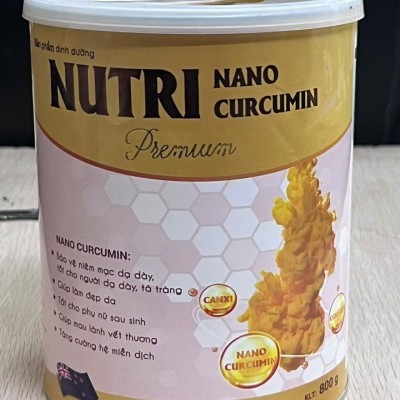 Sữa dinh dưỡng Nutri Nano Curcumin Premium - Lon 800g (Thùng 12 lon)