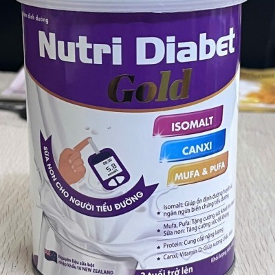 Sữa dinh dưỡng Nutri Diabet Gold - Lon 400g (Thùng 24 lon)