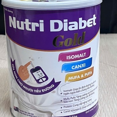 Sữa dinh dưỡng Nutri Diabet Gold - Lon 800g (Thùng 12 lon)