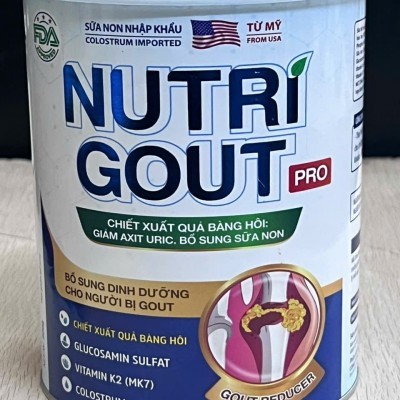 Sữa dinh dưỡng Nutri Gout Pro - Lon 800g (Thùng 12 lon)