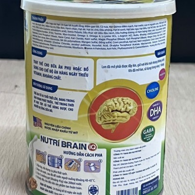 Sữa dinh dưỡng Nutri Brain IQ - Lon 400g (Thùng 24 lon)