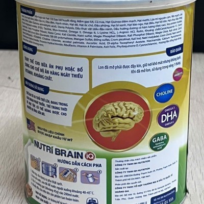 Sữa dinh dưỡng Nutri Brain IQ - Lon 800g (Thùng 12 lon)