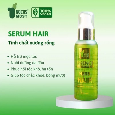 Serum Hair thiên nhiên Nocas Most chiết xuất từ Xương rồng dưỡng tóc, chăm sóc phục hồi tóc - chai 100ml