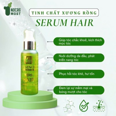 Serum Hair thiên nhiên Nocas Most chiết xuất từ Xương rồng dưỡng tóc, chăm sóc phục hồi tóc - chai 100ml