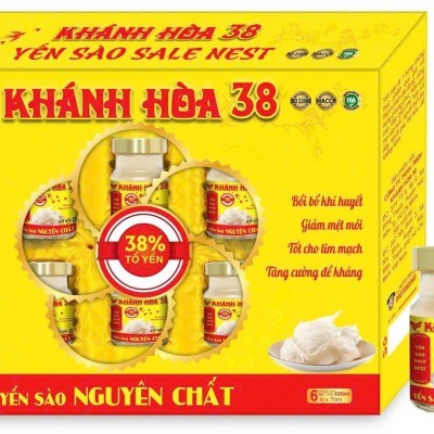 Yến Khay Nha Trang Khánh Hòa 38 Sale Nest Nguyên Chất - Lốc 6 hũ 