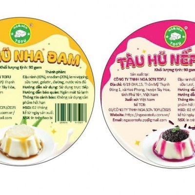 Tàu hủ tươi nếp cẩm Nga Sơn TOFU– Tươi mát và ngon miệng