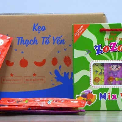 Kẹo Thạch Tổ Yến ZOZOOO Mix Vị - 660g