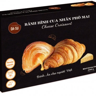 Bánh Croissant phô mai đông lạnh Da&Su (50g/cái x 4 cái/túi) 200g