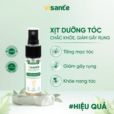 Xịt dưỡng tóc thảo dược chắc khỏe, giảm gãy rụng minisize -VISANTE