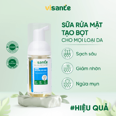 Sữa rửa mặt cho da dầu và mụn 30 ML- VISANTE