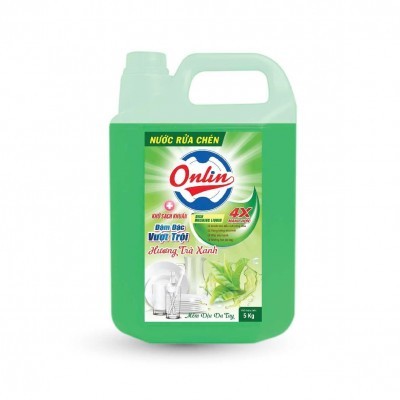 NƯỚC RỬA CHÉN ONLIN 4X Hương Trà Xanh 5000ml