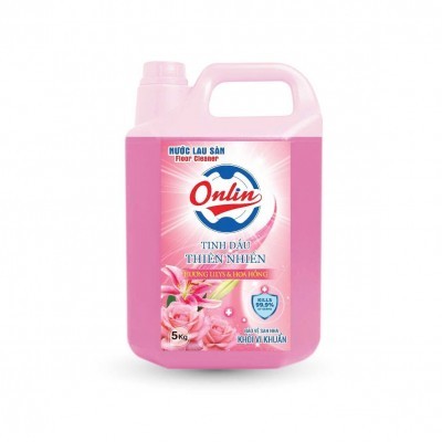 NƯỚC LAU SÀN NHÀ ONLIN Hương Lilys & Hoa Hồng 5000ml