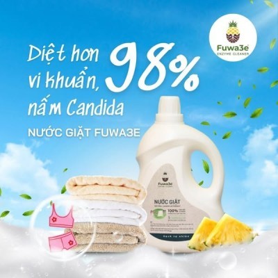 Nước giặt Fuwa3e (Hương bạc hà) Can 3500ml