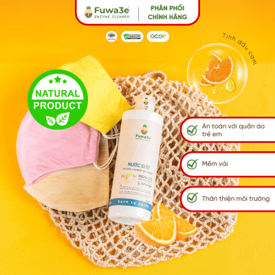 Nước giặt Fuwa3e (Hương cam) 500ml