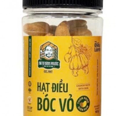 Hạt điều bóc vỏ Bà Tư hộp 150g 