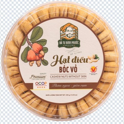 Hạt điều bóc vỏ Bà Tư hộp 205g 