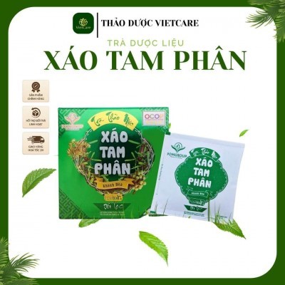 Trà Dược Liệu Xáo Tam Phân Khánh Hòa Pomtea (Túi lọc) - Hộp 10 gói 