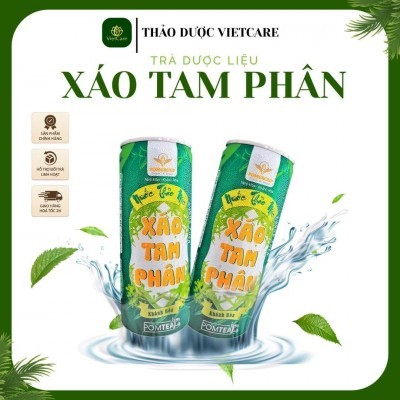 Lon Trà Thảo Mộc Xáo Tam Phân Khánh Hòa Pomtea - Đường phèn 