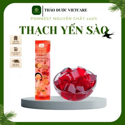 Thạch Yến Sào Pomnest Vị Dâu 